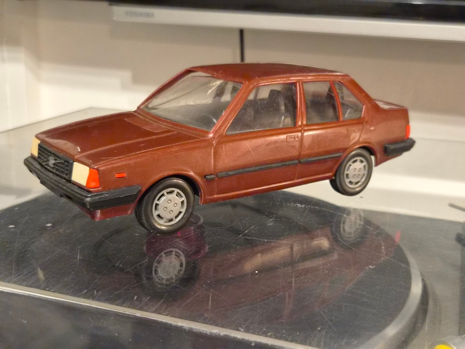 Volvo 360 GLE Stahlberg 1:18, Hobby en Vrije tijd, Ophalen of Verzenden, Gebruikt, Auto, Overige merken