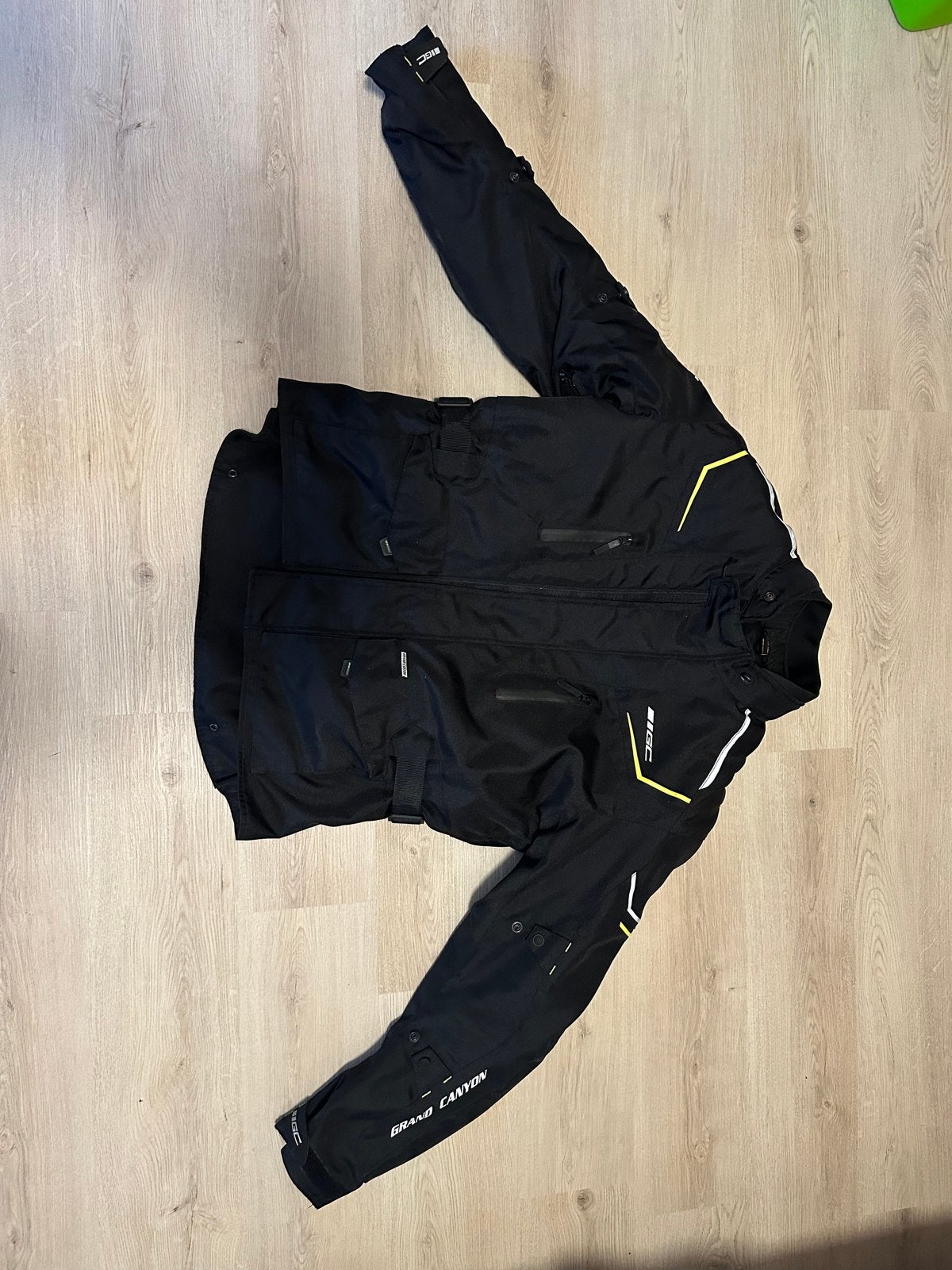 Grand Canyon motorjas 4XL - Zwart met gele accenten, Motoren, Kleding | Motorkleding, Ophalen of Verzenden, Tweedehands, Dames