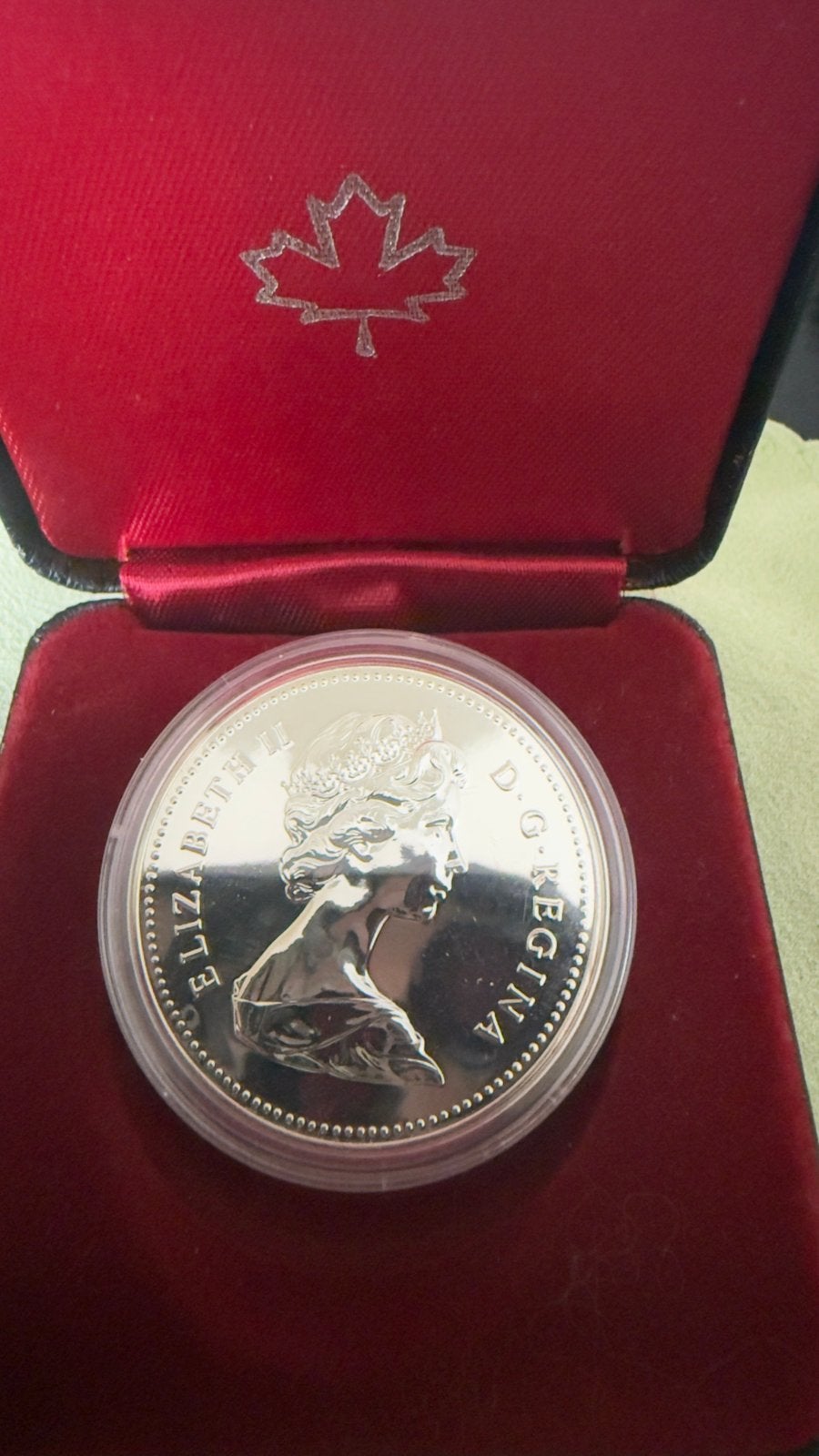 CANADA SILVER PROOF DOLLAR GRIFFON. 1679 - 1979., Ophalen of Verzenden, Zilver