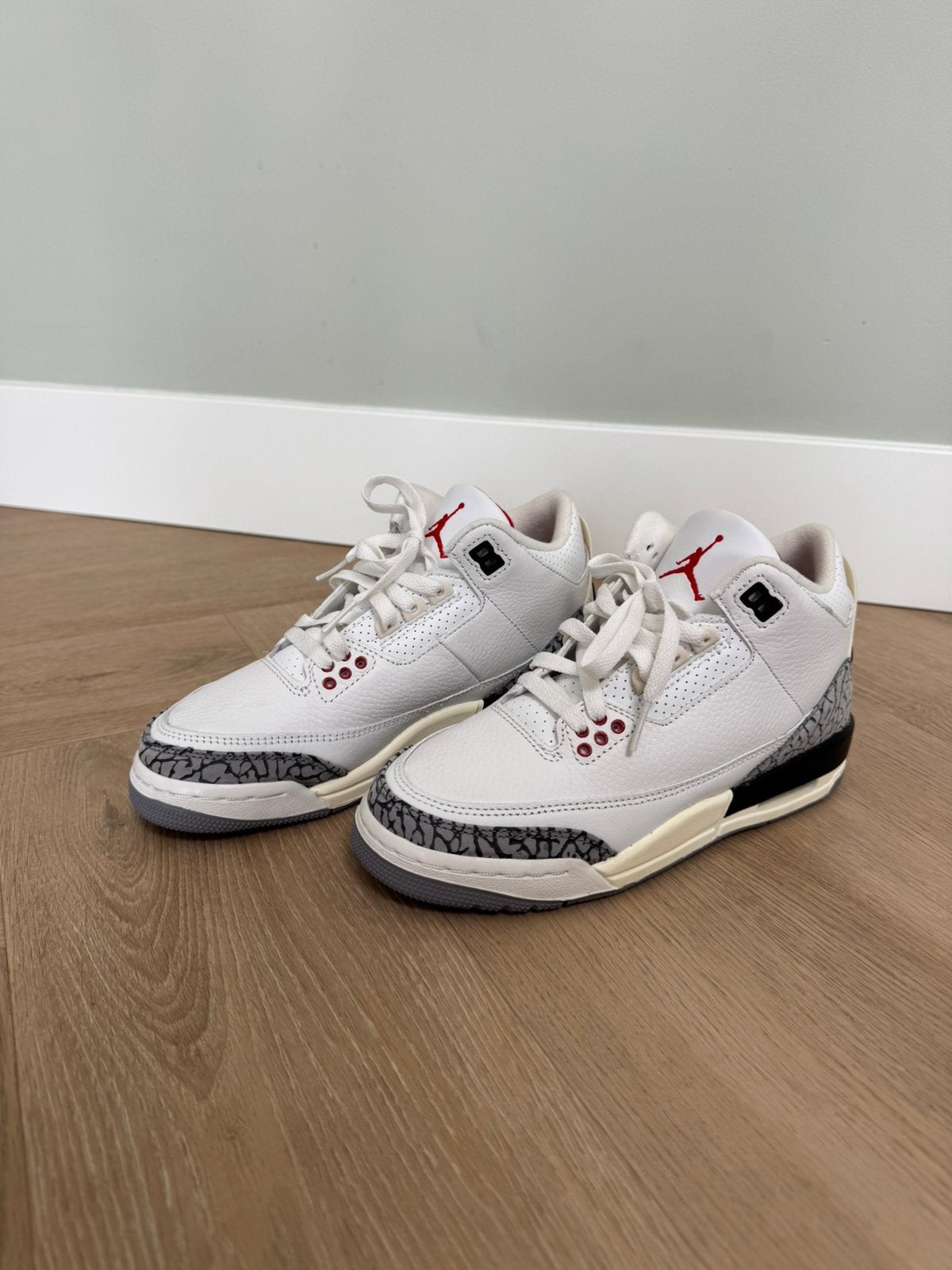 Air Jordan 3 Retro GS White Cement -37,5- nog nooit gedragen, Wit, Nieuw, Ophalen of Verzenden, Sneakers of Gympen
