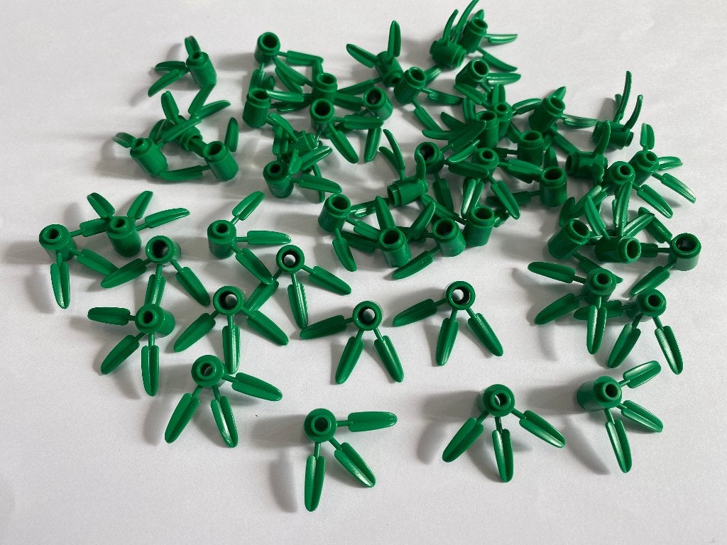 Partij 50x nieuwe Lego bamboe plantjes in diverse kleuren, Overige thema's, Lego, Nieuw, Ophalen of Verzenden