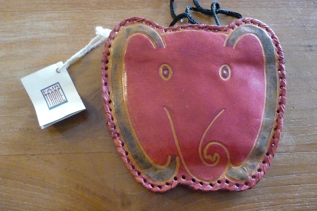 Nieuw Portomonnee / tasje '' OLIFANT '', Ophalen of Verzenden, Nieuw, Rood, Leer