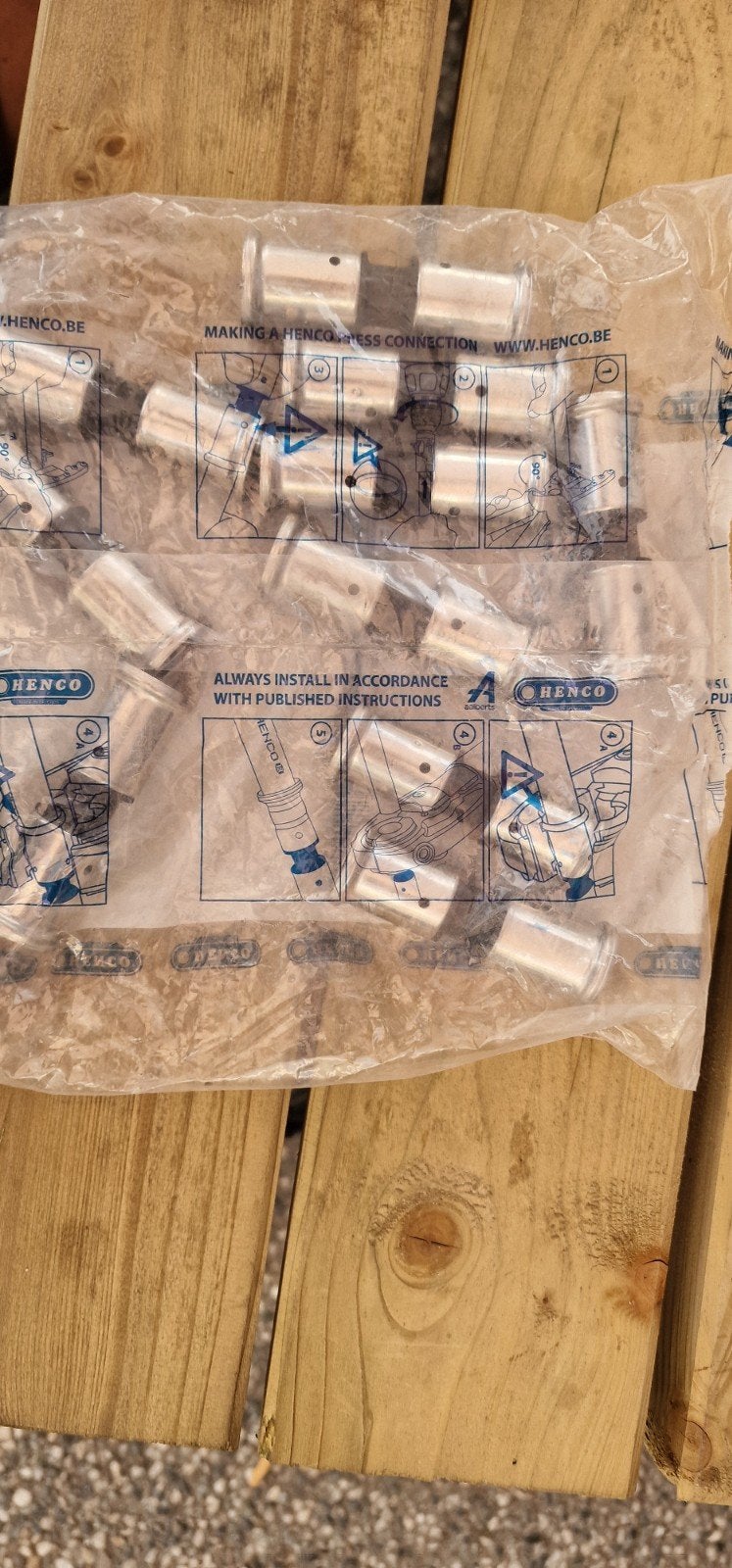 henco koppelingen, Overige materialen, Overige typen, Nieuw, Minder dan 2 meter