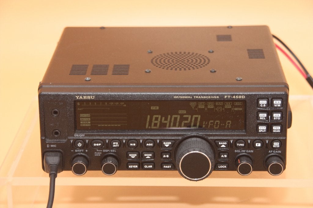 Yaesu FT-450D KW, 50 Mhz Transceiver, Telecommunicatie, Ophalen of Verzenden, Gebruikt, Zender en Ontvanger