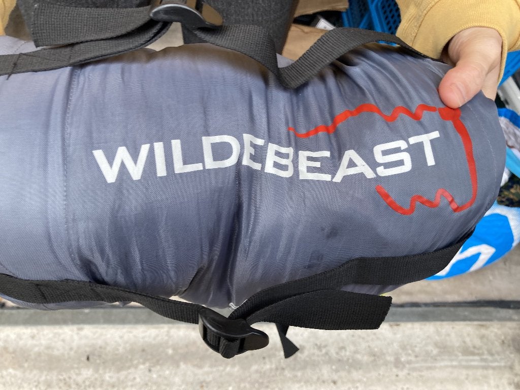 Wildebeast Damara slaapzak, 200 x 80 cm, comfort +15C, Ophalen, Gebruikt
