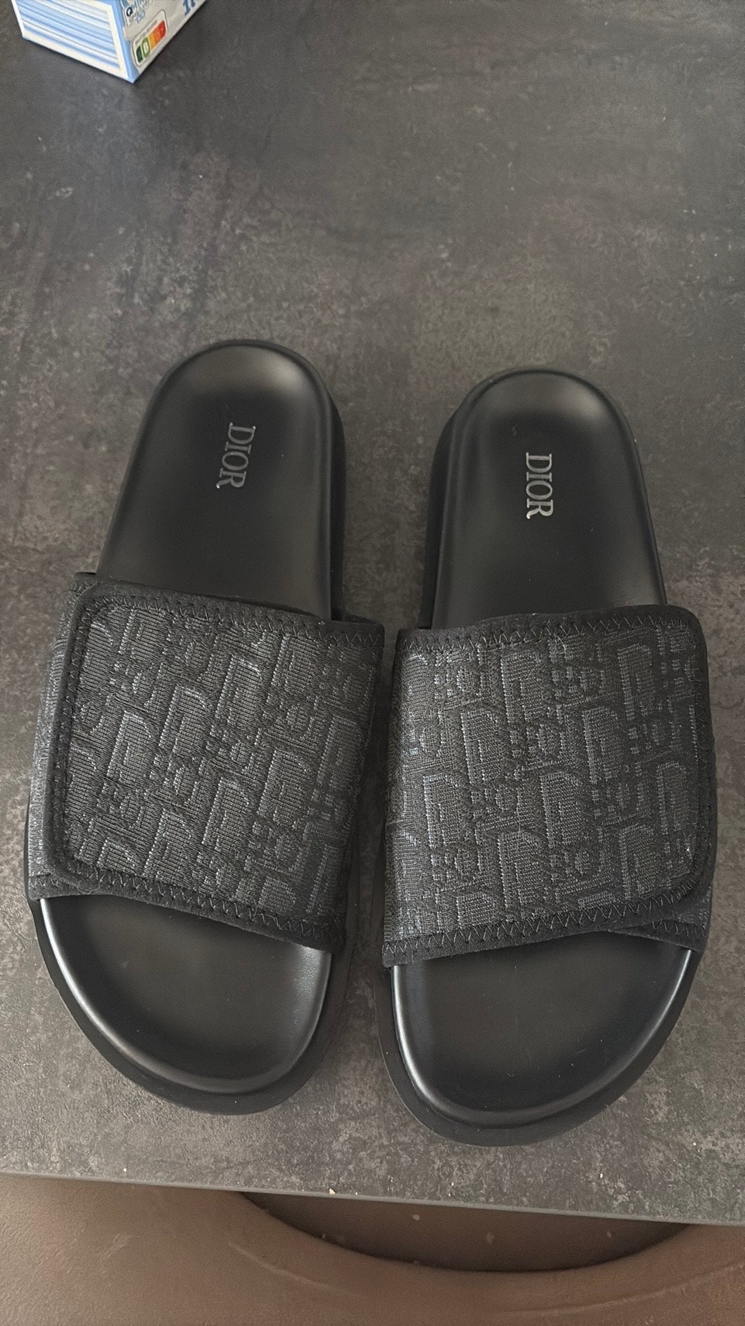 Dior Slippers, Ophalen of Verzenden, Overige maten, Zwart