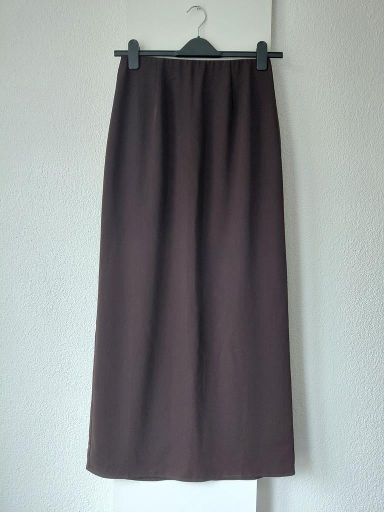 GESTUZ lange bruine rok 38, Kleding | Dames, Rokken, Maat 38/40 (M), Bruin, Ophalen of Verzenden, Zo goed als nieuw