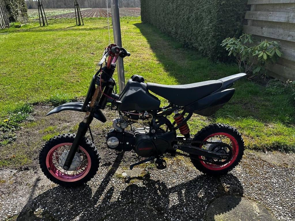 125cc pitbike met nieuw blok, Ophalen, Schijfrem, 125 cc, Pitbike