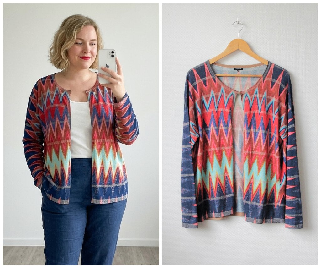 Caroline Biss - prachtig vest met kleuren - maat 42, Kleding | Dames, Truien en Vesten, Maat 42/44 (L), Zo goed als nieuw, Caroline Biss