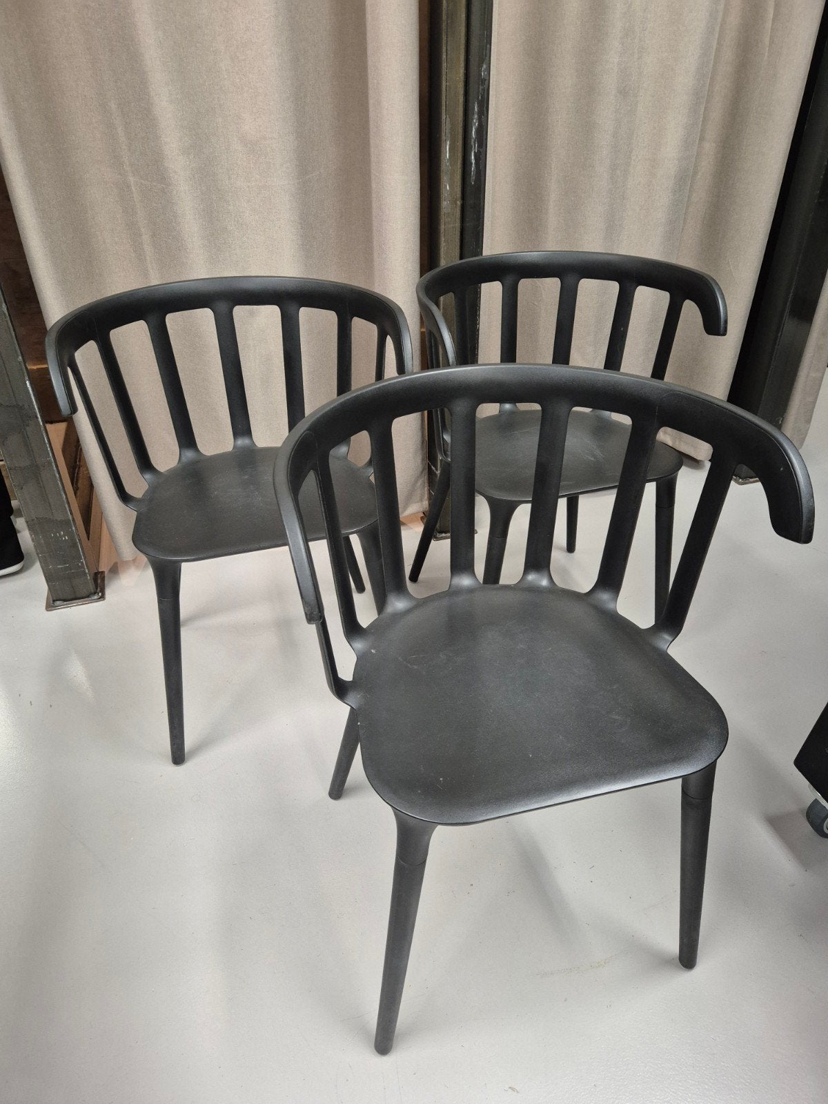 3x Ikea PS2012 kunststof stoelen, Ophalen, Kunststof, Gebruikt, Drie