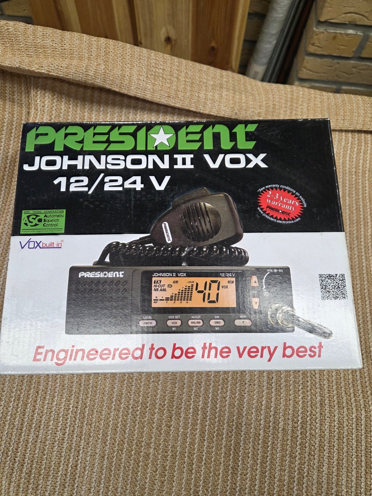 nieuwe president johnson 2 vox te koop, Nieuw, 15 km of meer, Ophalen of Verzenden, Portofoon of Walkie-talkie