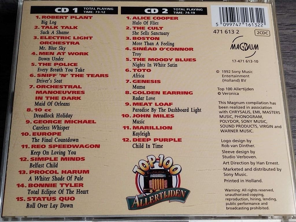 Het Beste Uit De Top 100 Allertijden 1993 [2CD], Ophalen of Verzenden, Zo goed als nieuw, Pop