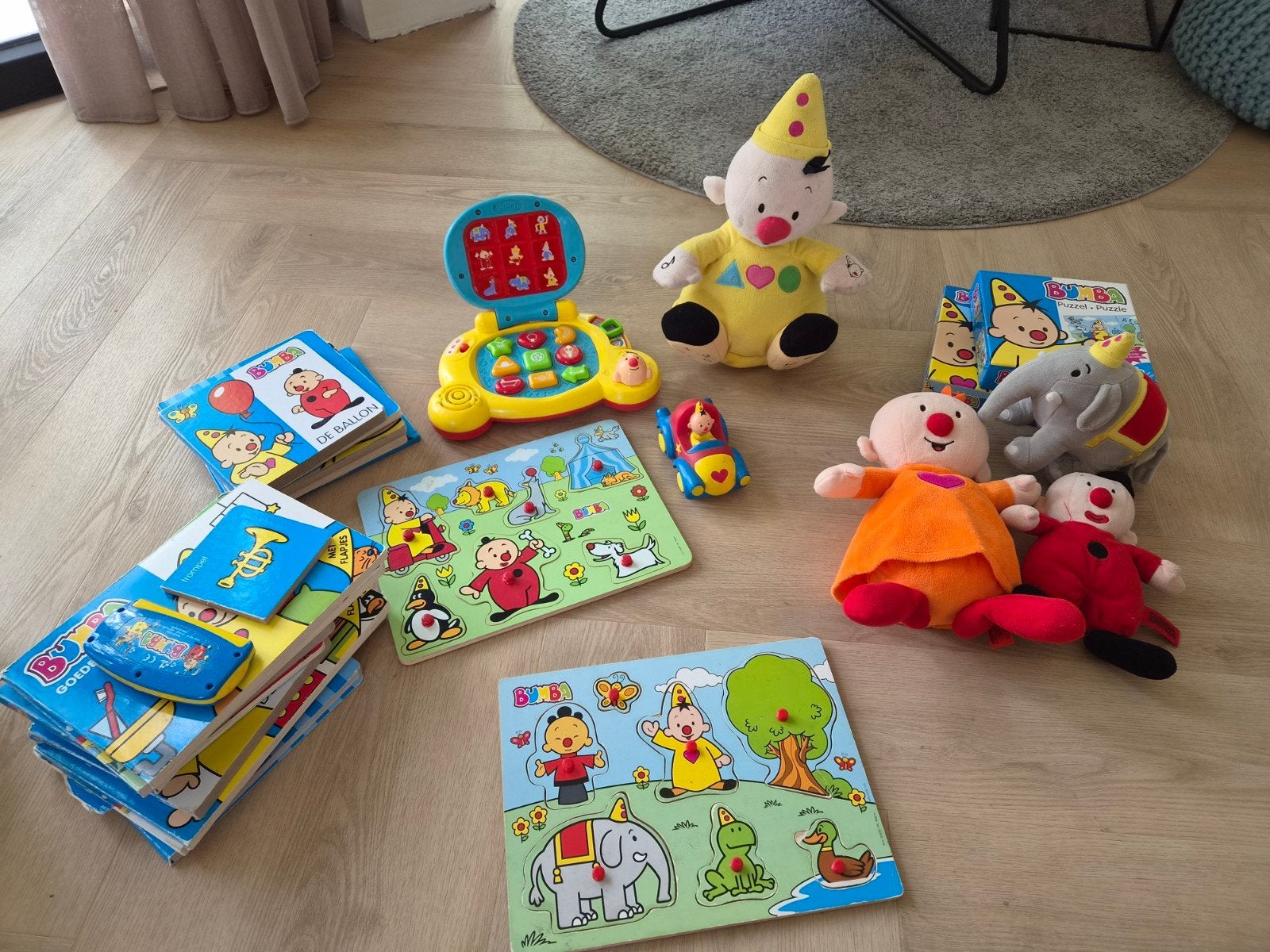 Grote Bumba speelgoedset: puzzels, boeken, knuffels en meer, Ophalen, Gebruikt, Overige typen, Met geluid