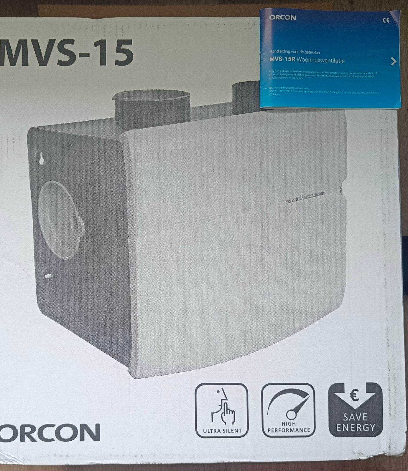 Orcon MVS-15RHP Mechanische thuis ventilatie, Ophalen, Luchtreiniger
