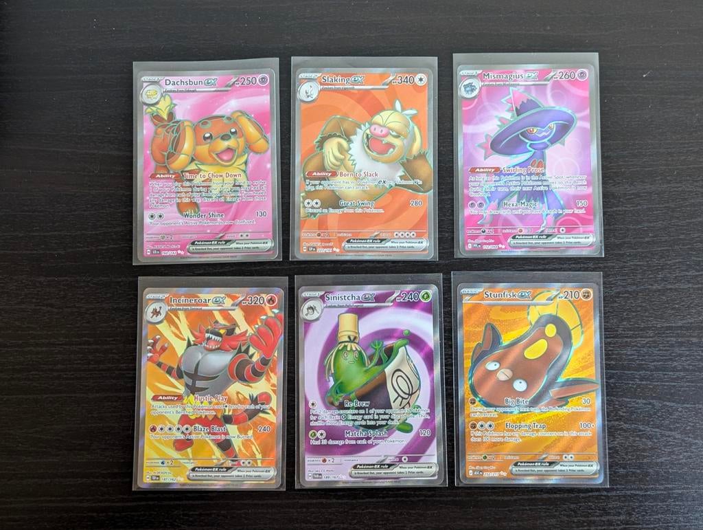 6 Ultra Rare Pokémon Kaarten - Verschillende Expansies, Ophalen of Verzenden, Zo goed als nieuw, Meerdere kaarten, Foil