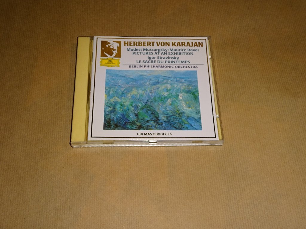 CD Herbert von Karajan Pictures at an Exhibition, Ophalen of Verzenden, Classicisme, Zo goed als nieuw, Kamermuziek