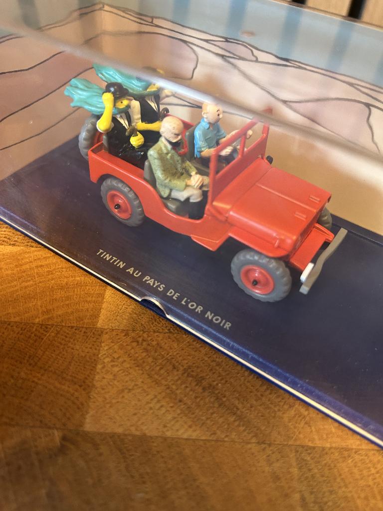 Kuifje auto Jansen en Jansen 1:43, Ophalen of Verzenden, Zo goed als nieuw, Auto, Overige merken