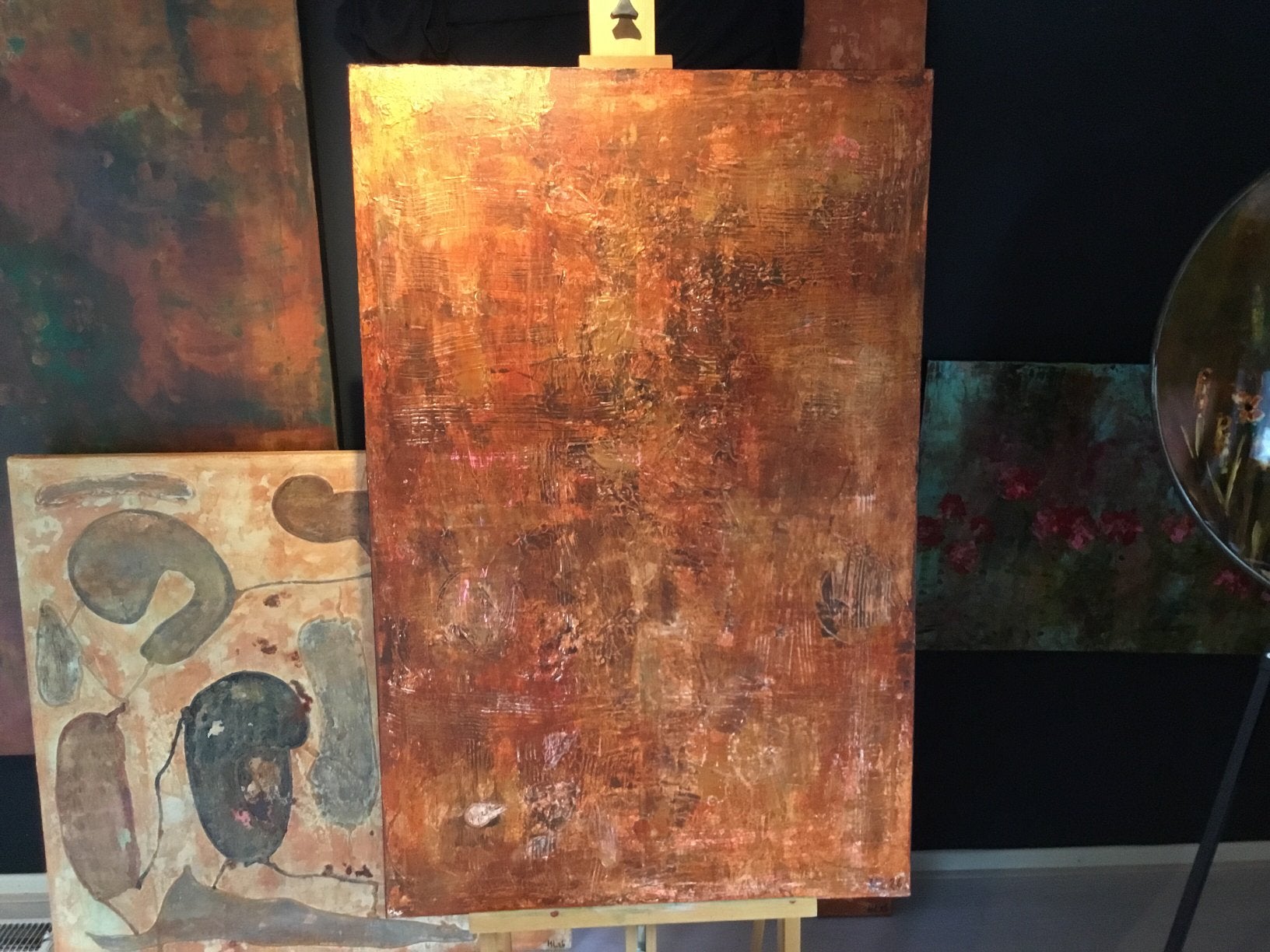 Schilderij WARM mooi relief 70x115, Ophalen