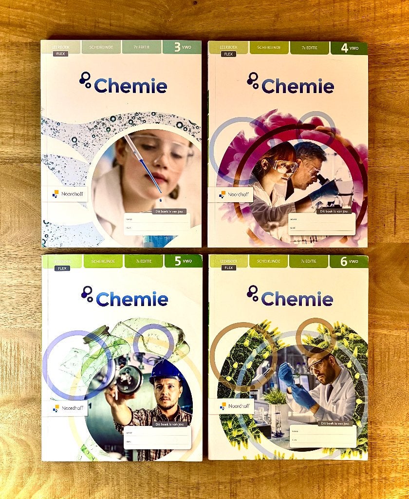 Chemie Scheikunde VWO 3, 4, 5, 6. Leerboeken, 7e editie, Boeken, VWO, Scheikunde, Ophalen of Verzenden, Zo goed als nieuw