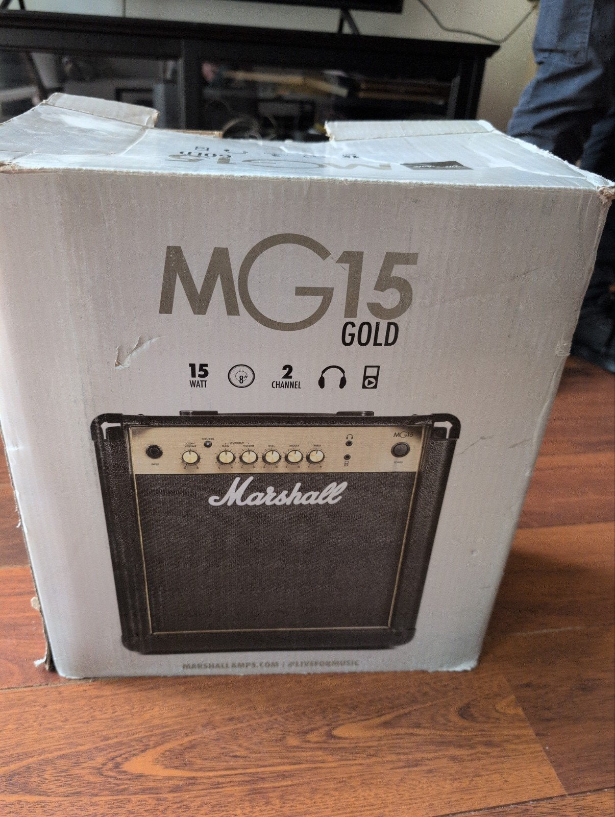 Marshall MG15 Gold gitaarversterker - Zo goed als nieuw, Ophalen, Zo goed als nieuw, Gitaar, Minder dan 50 watt