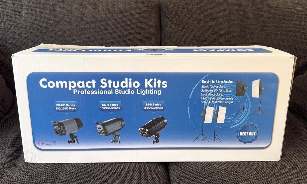 Nieuwe Falcon Eyes SSK-2150D Compact Studio Kits Flitsset, Lamp of Flitsset, Falcon Eyes, Nieuw, Ophalen of Verzenden