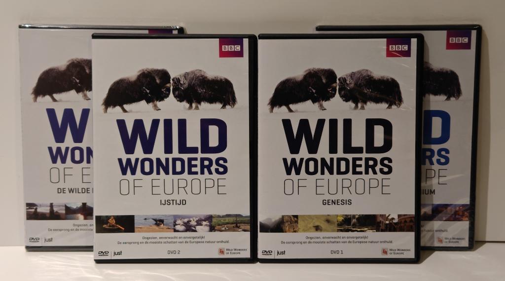 Wild Wonders of Europe 4 DVD Documentaireset BBC NL ondertit, Cd's en Dvd's, Alle leeftijden, Boxset, Natuur, Ophalen of Verzenden