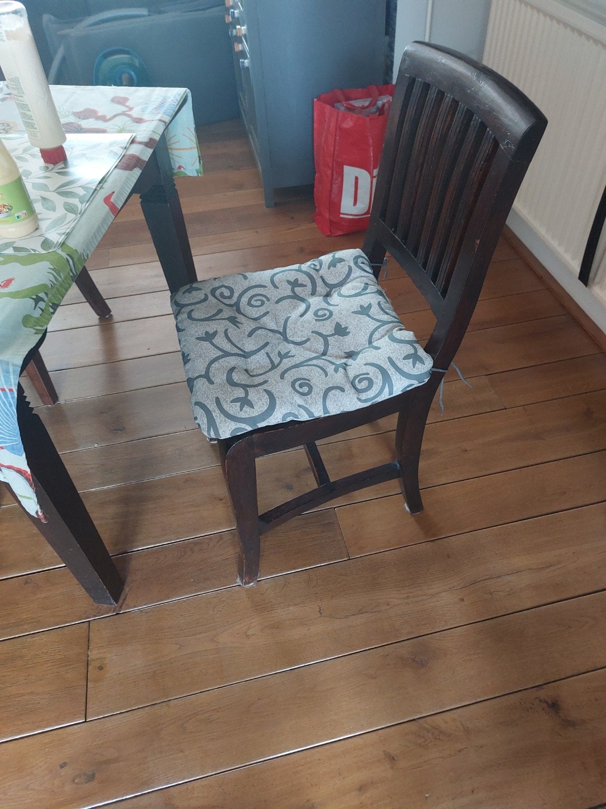 Koloniale stoelen eiken, Huis en Inrichting, Stoelen, Ophalen, Twee, Bruin, Koloniaal
