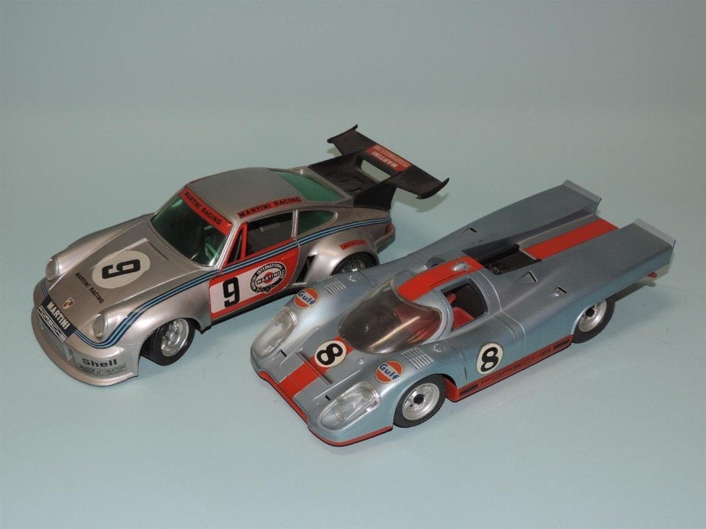 Schuco Porsche 911 Carrera RSR en Porsche 917 schaal 1:16, Ophalen of Verzenden