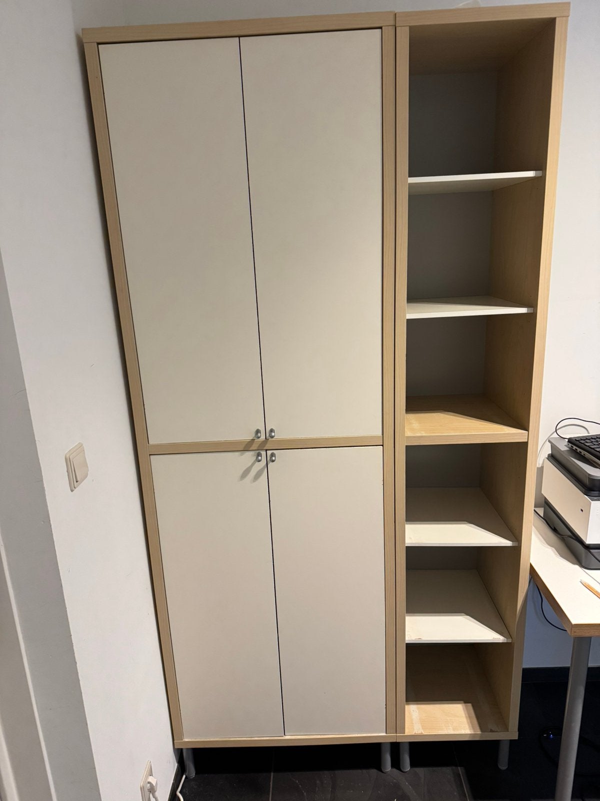 GRATIS IKEA Magiker Kasten (2 stuks) - Hoog en Smal, Huis en Inrichting, Kasten | Kledingkasten, Gebruikt, 200 cm of meer, 50 tot 100 cm
