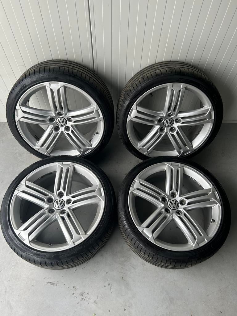 Originele Volkswagen Golf 6R Scirocco R Talladega 5x112 19 I, 19 inch, Banden en Velgen, Ophalen of Verzenden, 235 mm