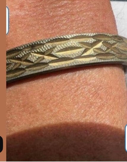 Vergulde armband, Ophalen of Verzenden, Zo goed als nieuw