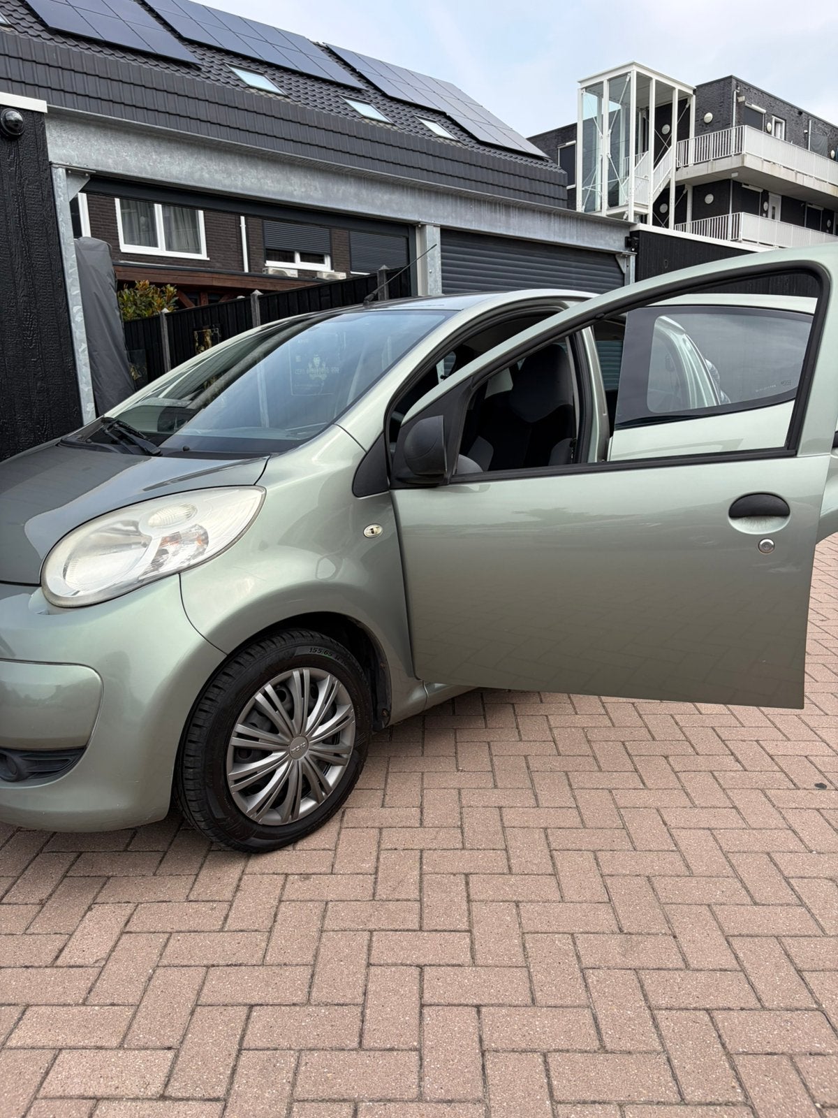 Citroën C1 1.0 5-DRS 2009 Groen, Auto's, Voorwielaandrijving, 4 stoelen, C1, 68 pk
