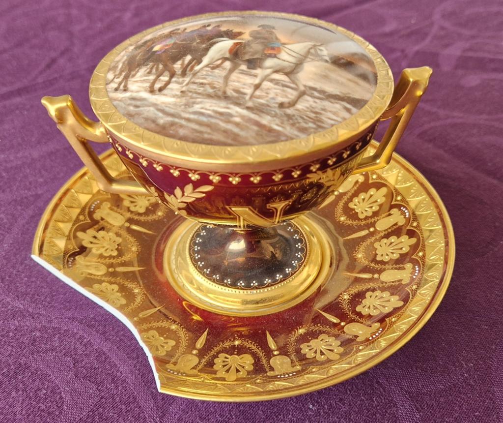 Theekop Napoleon (3 delig), Antiek en Kunst, Ophalen of Verzenden