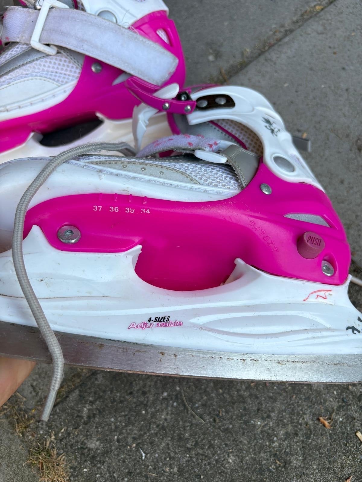 Roze schaatsen, Eén persoon, Januari