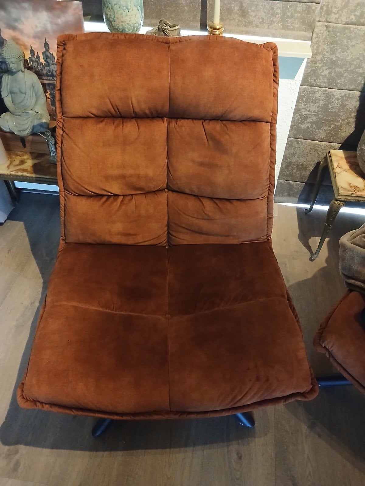 2 fauteuils, Ophalen, Minder dan 75 cm, Zo goed als nieuw, Stof