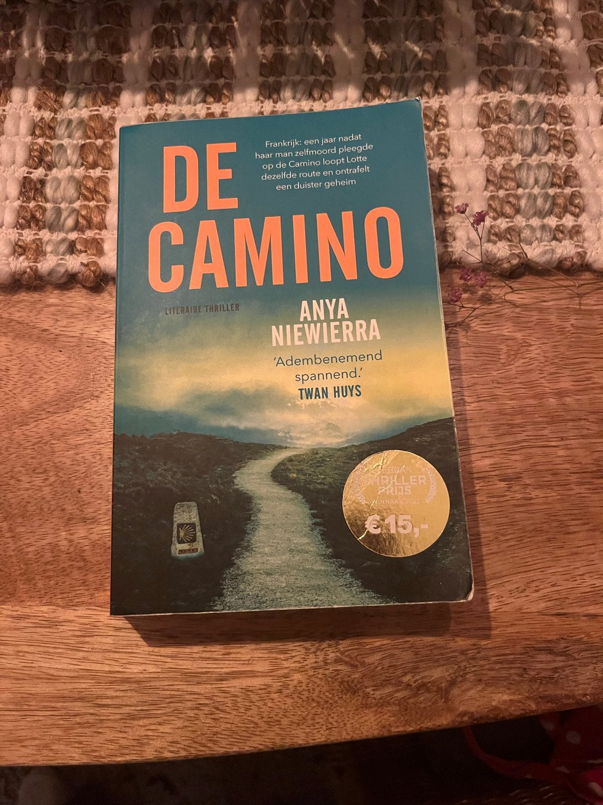 De Camino - Anya Niewierra (Literaire thriller), Boeken, Ophalen of Verzenden, Zo goed als nieuw, Nederland