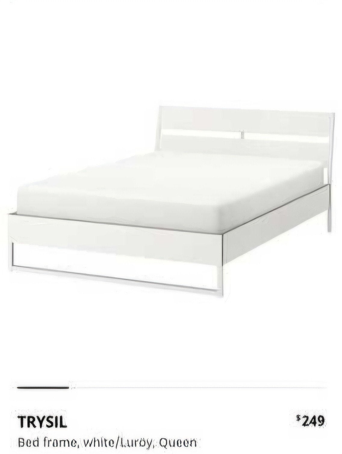 IKEA Trysil bed 200x160 - Tweepersoonsbed, Gebruikt, Tweepersoons, Ophalen of Verzenden, 200 cm