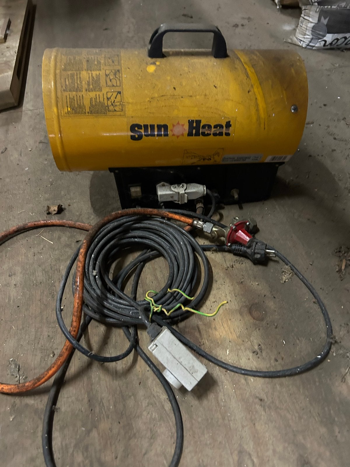 Sun Heat heteluchtkanon - Krachtige werkplaatsverwarming, Ophalen, 30 tot 80 cm, Gebruikt, Kachel