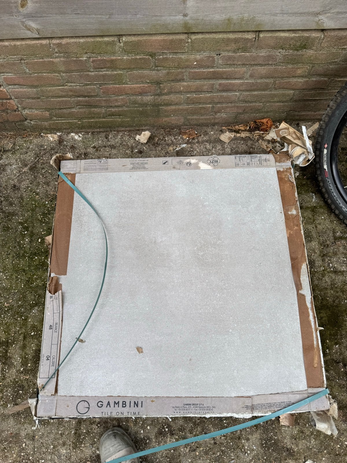 Nieuwe Gambini keramische terras tegels  - 80x80x2 cm, 10m², Ophalen, 60 cm of meer, Keramiek, Nieuw