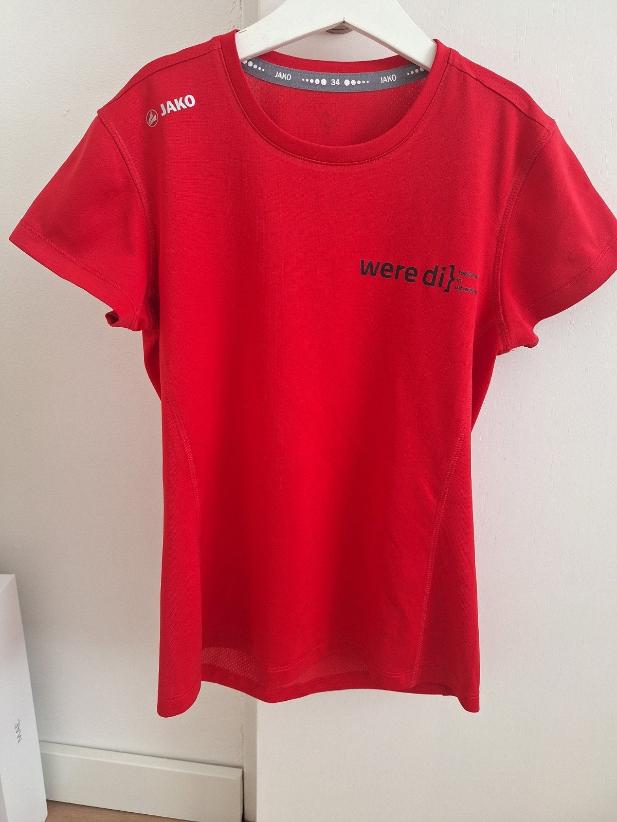 Jako sportshirt/Were Di gymshirt, Ophalen of Verzenden, Maat 34 (XS) of kleiner, Jako, Rood