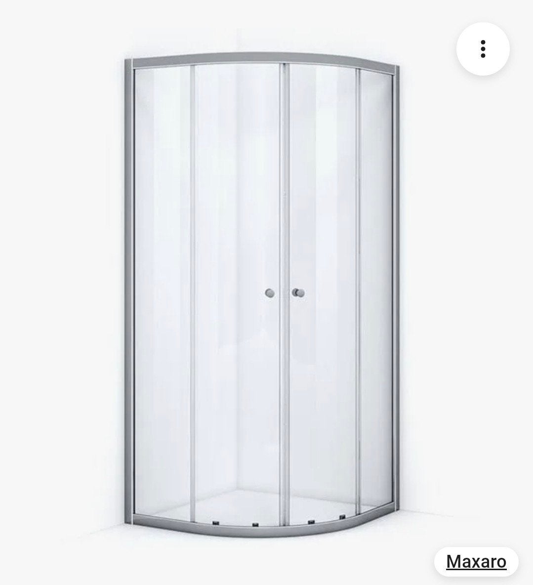 Nieuwe douchecabine 90x90x190cm met schuifdeuren, Ophalen, Nieuw, Chroom, Douche