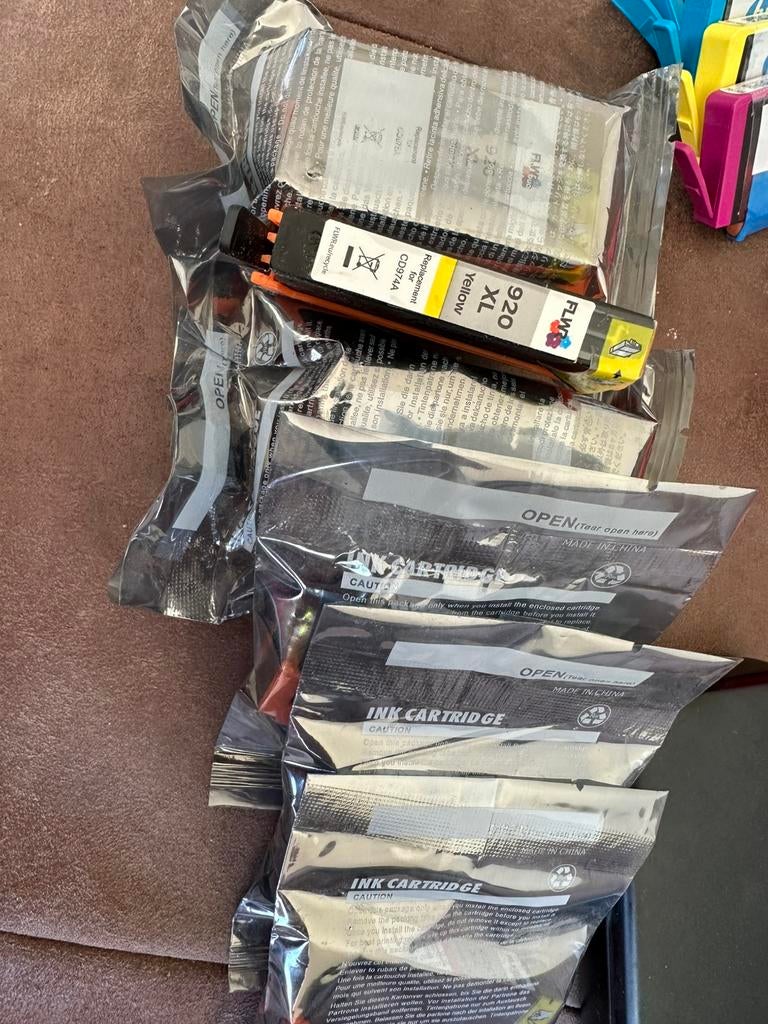 FLW inktpatronen 920 xl voor HP, Ophalen of Verzenden, Zo goed als nieuw