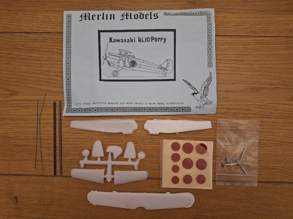 1:72 1/72 Merlin Models Kawasaki Ki.10 Perry, Overige merken, 1:72 tot 1:144, Ophalen of Verzenden, Zo goed als nieuw