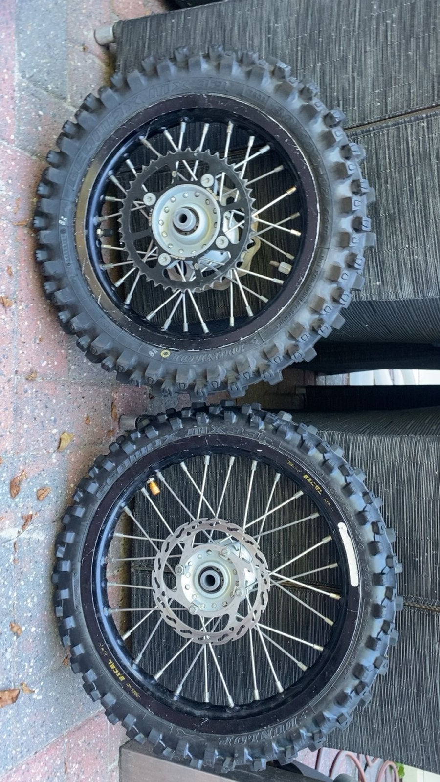 Grote set wielen voor ktm 50 cc, Ophalen, Gebruikt