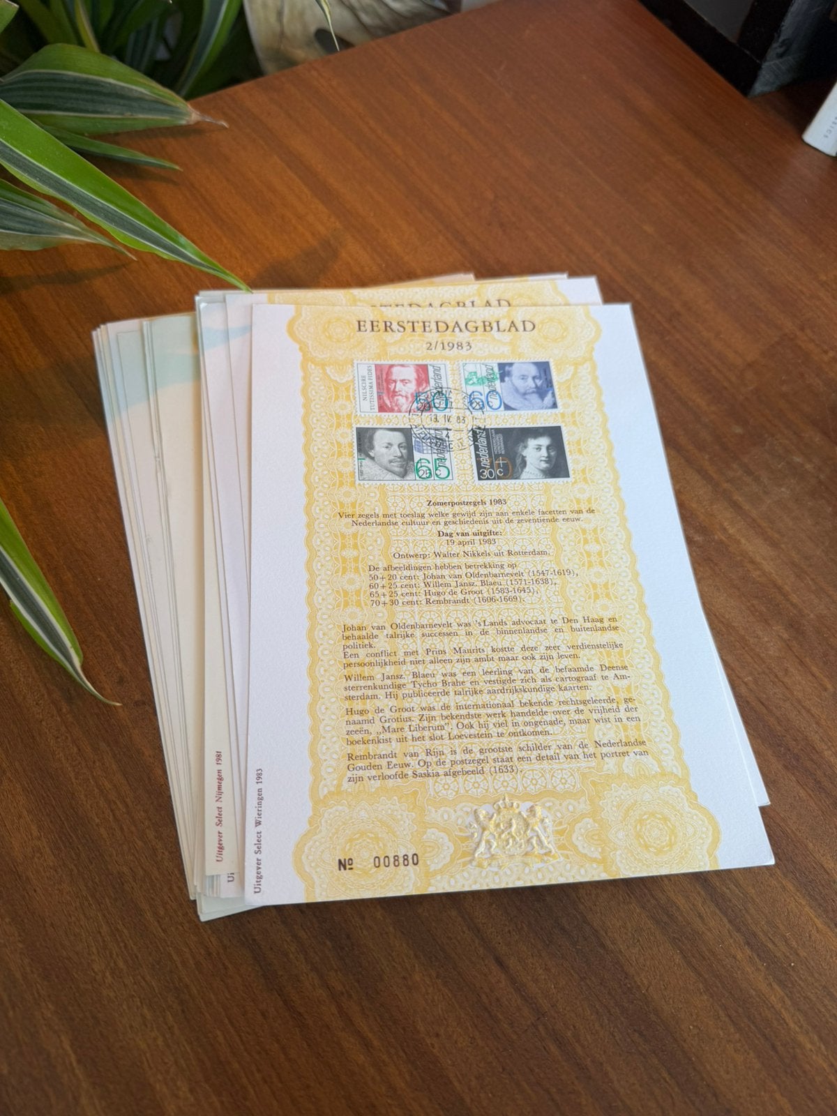 Eerstedagbladen "Select" / "Importa" genummerd, ca. 25 stuks, Ophalen of Verzenden