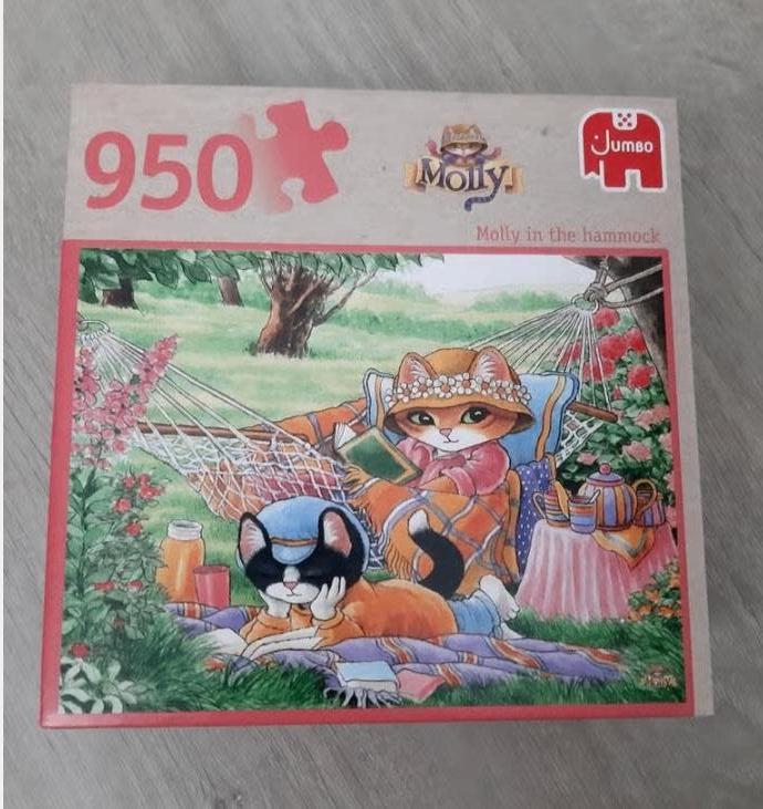 jumbo puzzel 950 stukjes, Ophalen of Verzenden, 500 t/m 1500 stukjes, Zo goed als nieuw, Legpuzzel