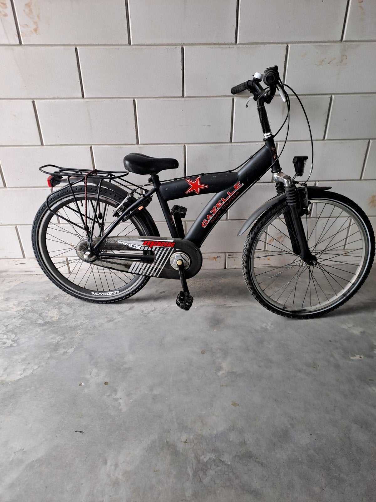 Gazelle fiets - 24 inch - Zwart, Ophalen, Gebruikt, Gazelle