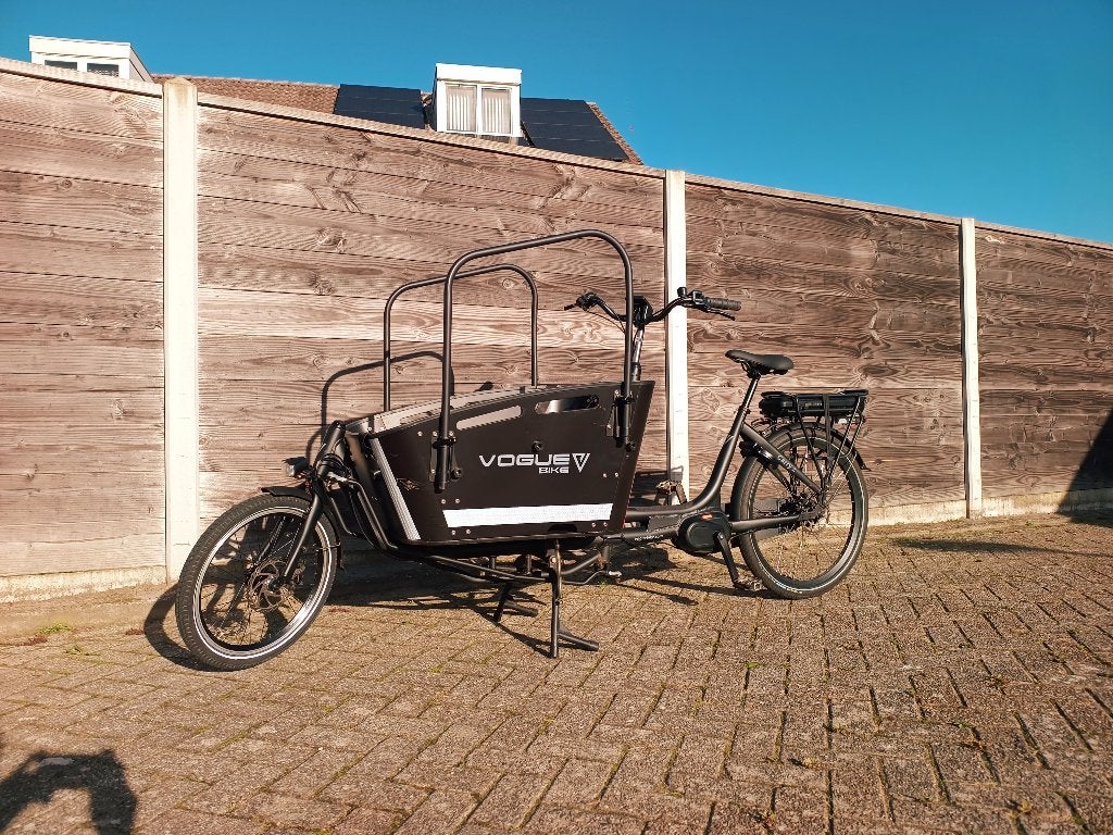 Vogue Carry 2 Elektrische bakfiets (eind 2022), 4 kinderen of meer, Gebruikt, Huif, Ophalen