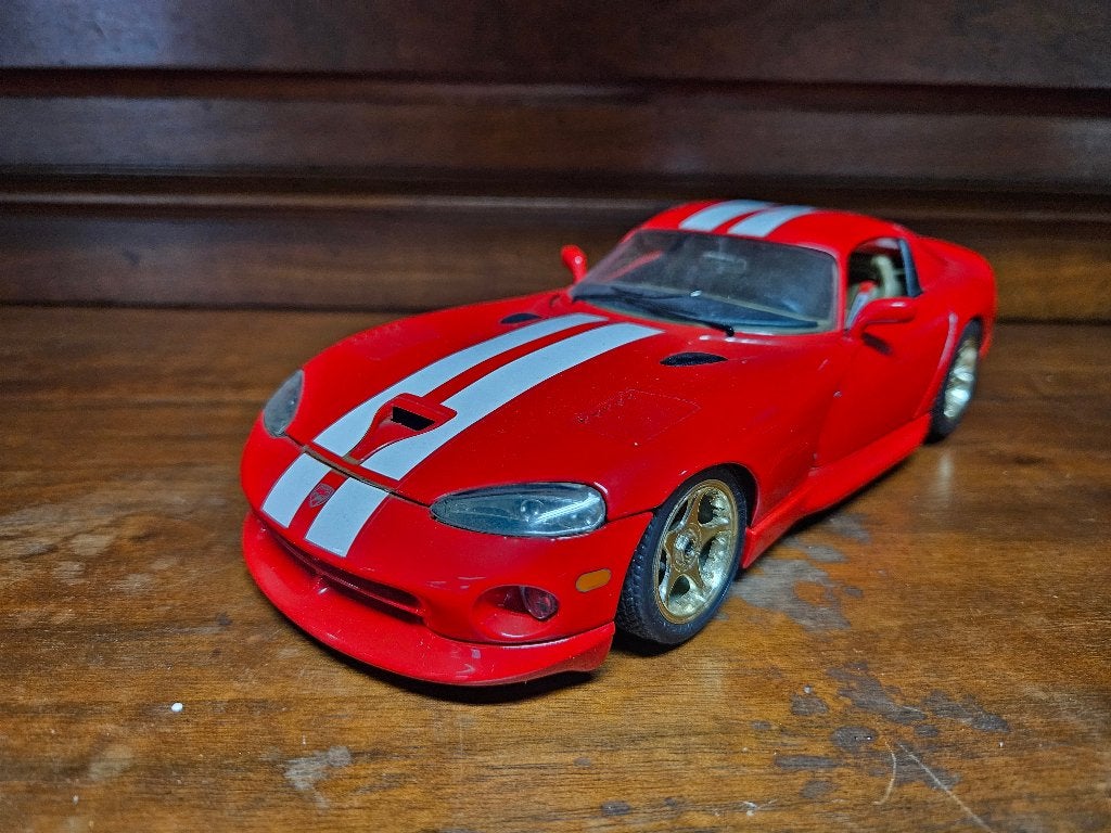 Bburago Dodge Viper GTS Coupé 1997 1/18, Ophalen of Verzenden, Gebruikt, Auto, Bburago