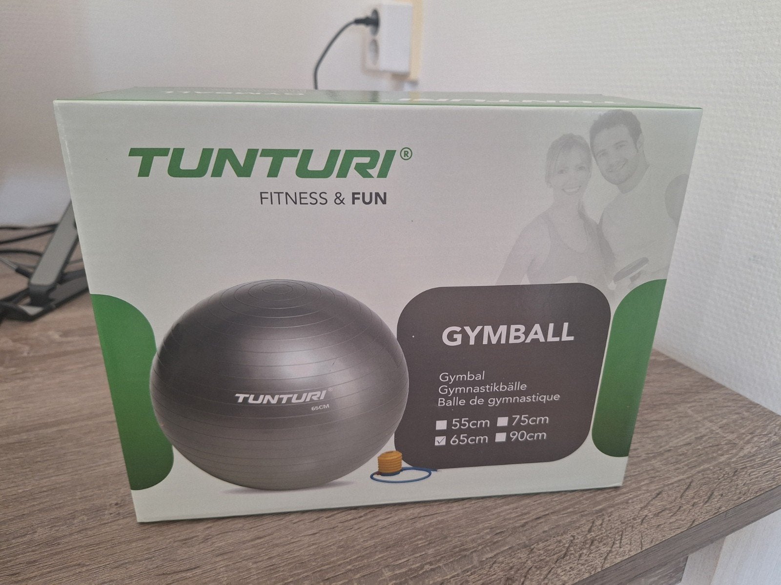 Nieuwe Tunturi Gymball - Perfect voor Fitness & Balans, Ophalen, Nieuw, Buik, Fitnessbal